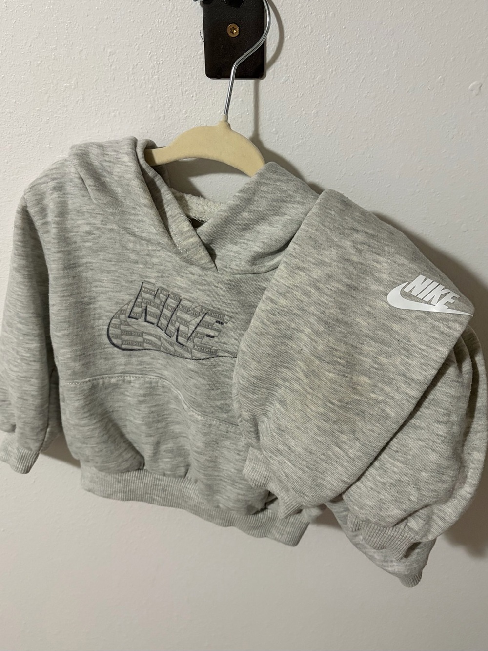 Nike Kids' Heather Gray track suit
